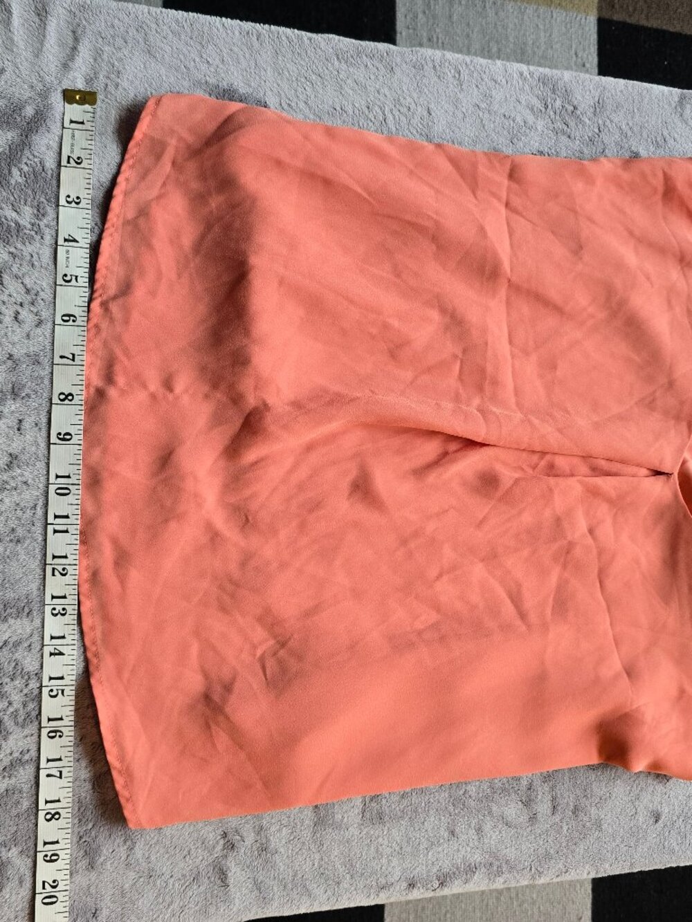 Vintage Le Chateau Peach Double-Layered Spaghetti Strap Camisole Top sz Large - Picture 2 of 5